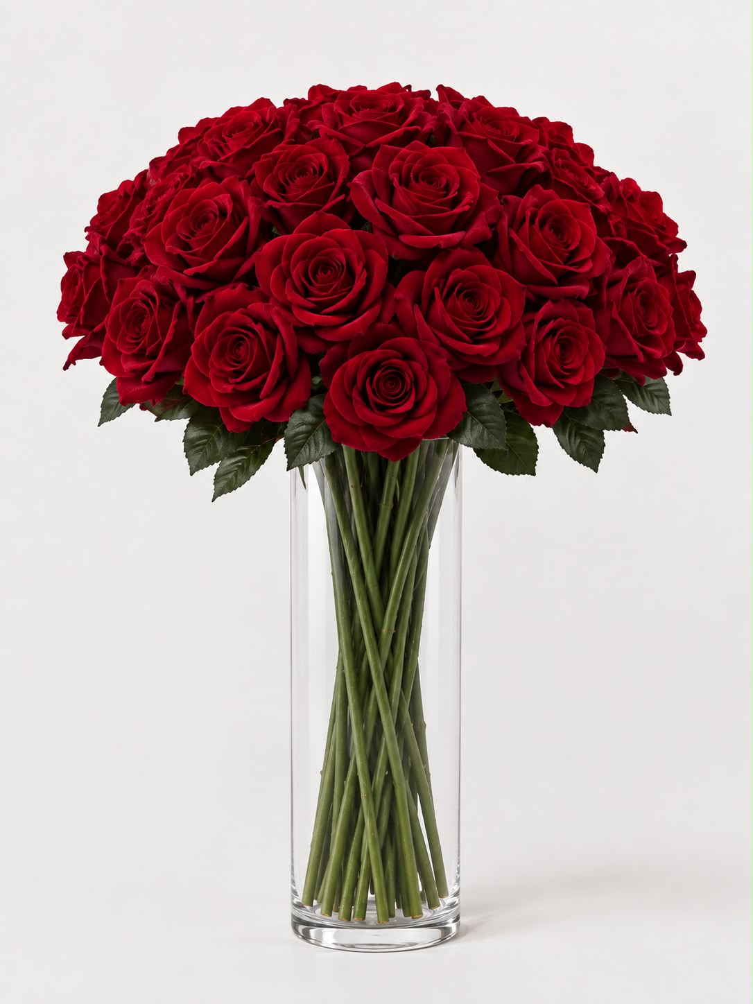 Rose-Filled Vase